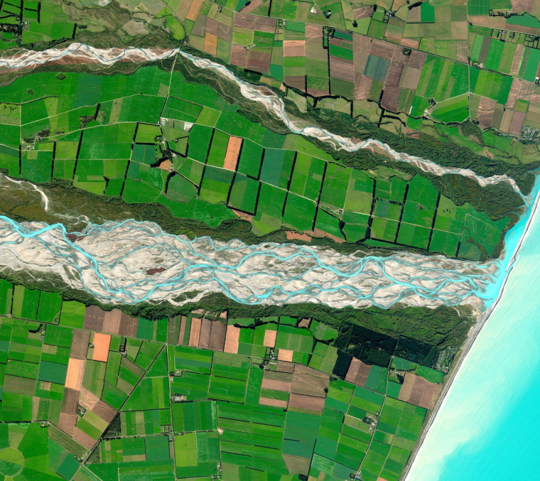 Satellite shot of rolling river takes the prize