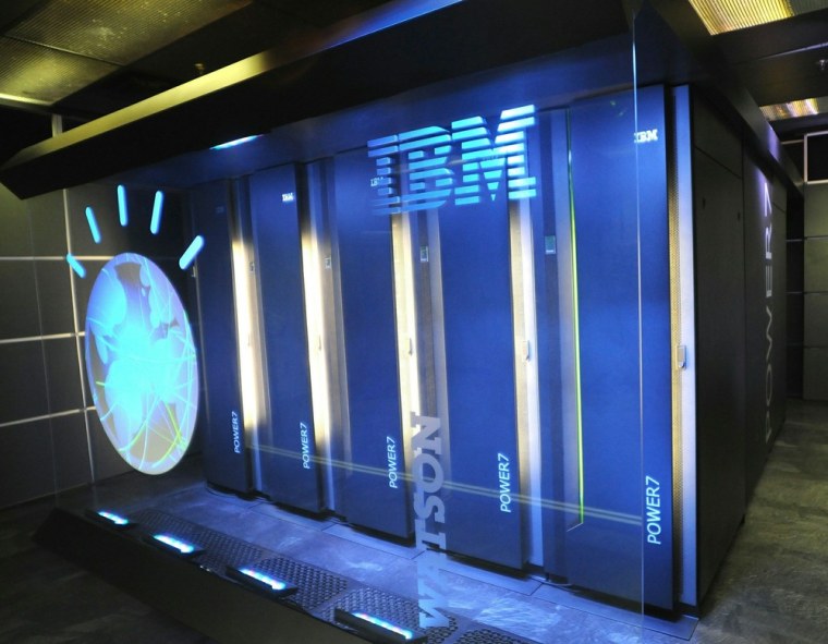 IBM's Watson computer is made up of a cluster of 90 computer servers with a total of 2,880 processor cores.