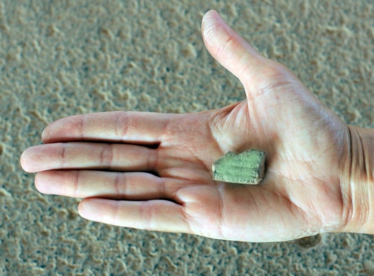 A fragment of a cuneiform tablet, found amid excavations at Hazor in northern Israel, appears to record legal pronouncements.