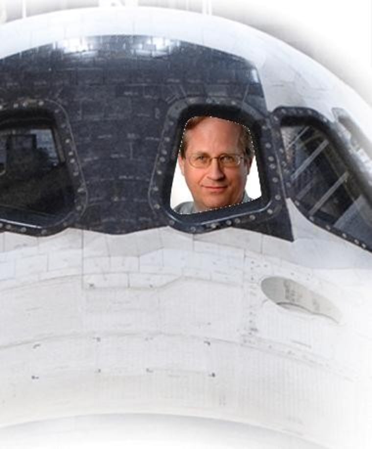 NASA's "Face in Space" lets you submit your digital portrait for uploading to the space shuttles during their final flights. Even your friendly neighborhood blog-spinner can participate.