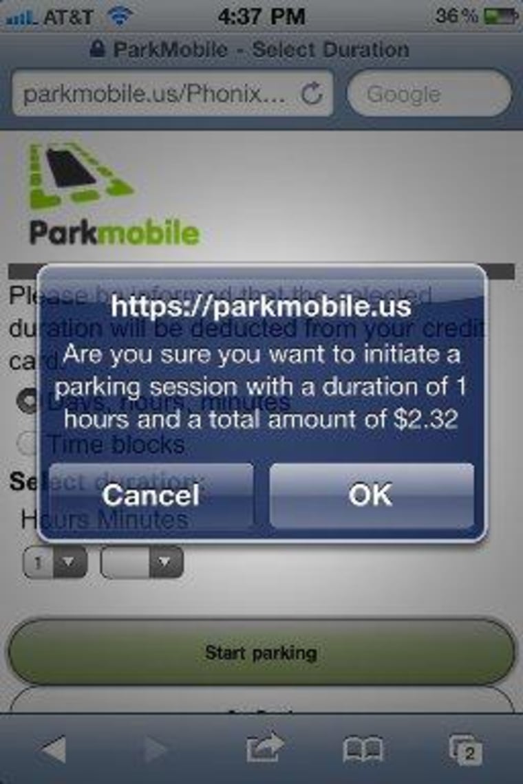 Users must sign up with the service, and provide vital details such as licence plate information and credit card numbers -- intially, not as easy as finding a quarter -- but after sign up, parking payment is only a few clicks away.