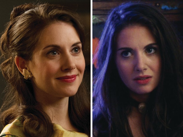 Image: Alison Brie as Trudy Campbell on \"Mad Men\" and Annie Edison on \"Community.\"