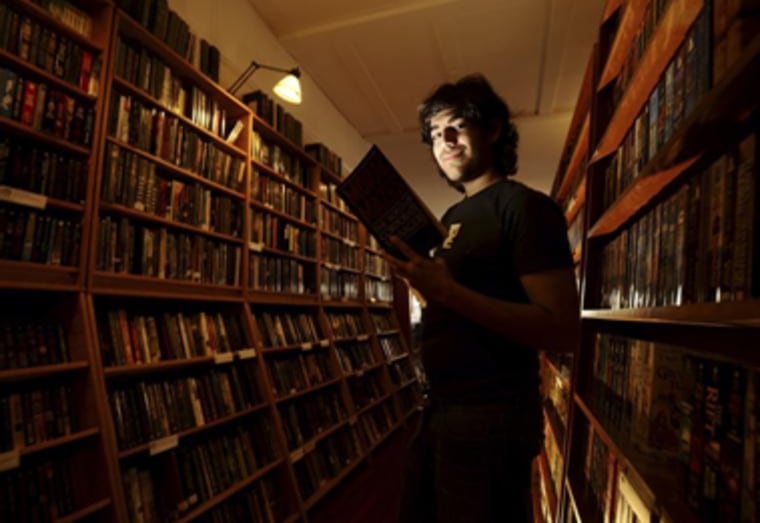 Internet activist Aaron Swartz