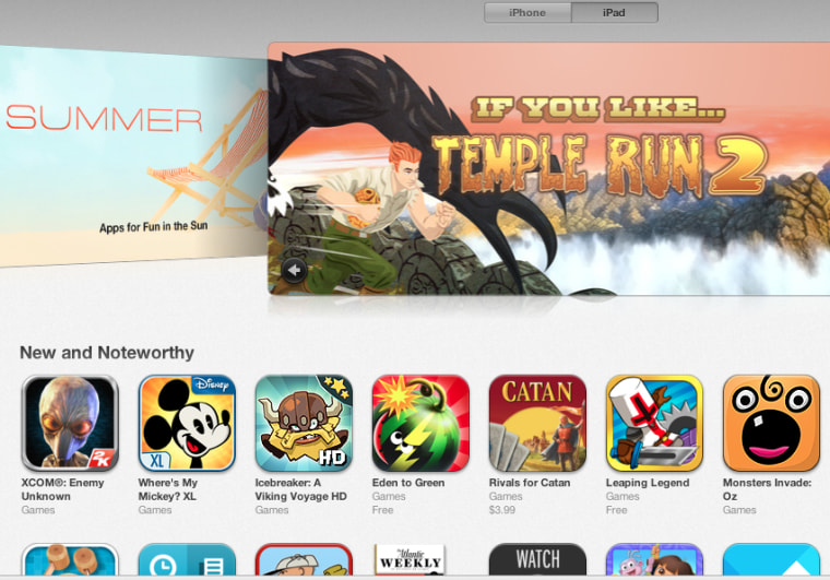 Apple's App Store within the iTunes Store.