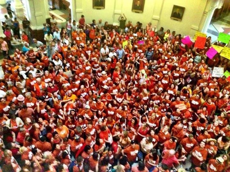 Yesterday at the Texas Capital.