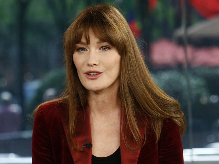 TODAY -- Pictured: Carla Bruni appears on NBC News' "Today" show -- (Photo by: Peter Kramer/NBC/NBC NewsWire)