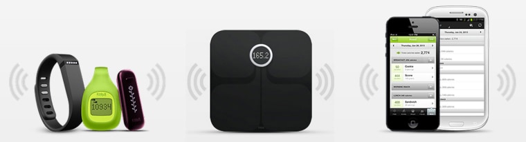 Fitbit system combines wireless trackers, a Wi-Fi smart scale, smartphone apps