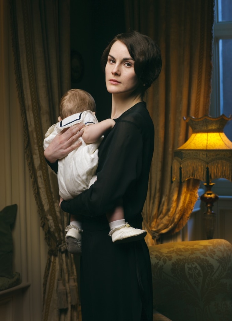 Michelle Dockery as Lady Mary Crawley on \"Downton Abbey,\" season four.