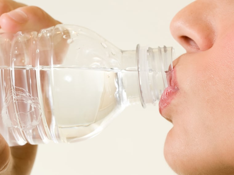You'll feel fuller and take in less calories if you drink a lot of water, experts suggest.