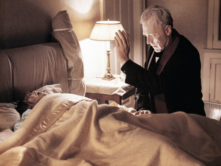 \"The Exorcist\" is perhaps the most famous horror movie with biblical ties.