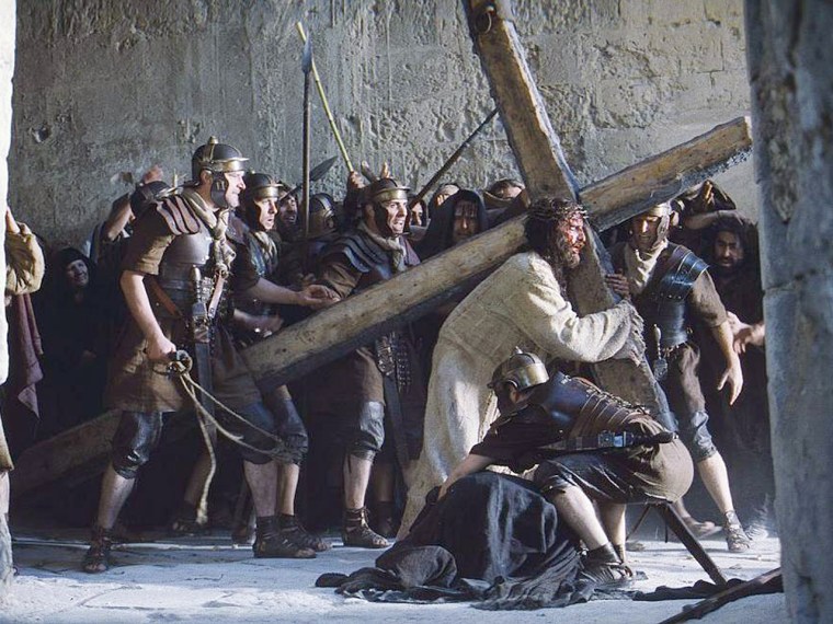 Mel Gibson's \"The Passion of the Christ\" was a controversial and bloody take on Jesus' death.