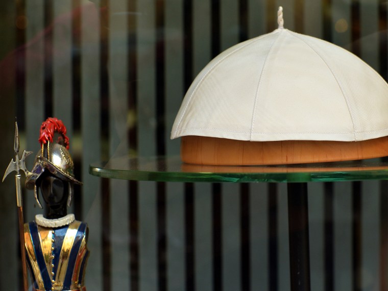 A Pope's berretta.