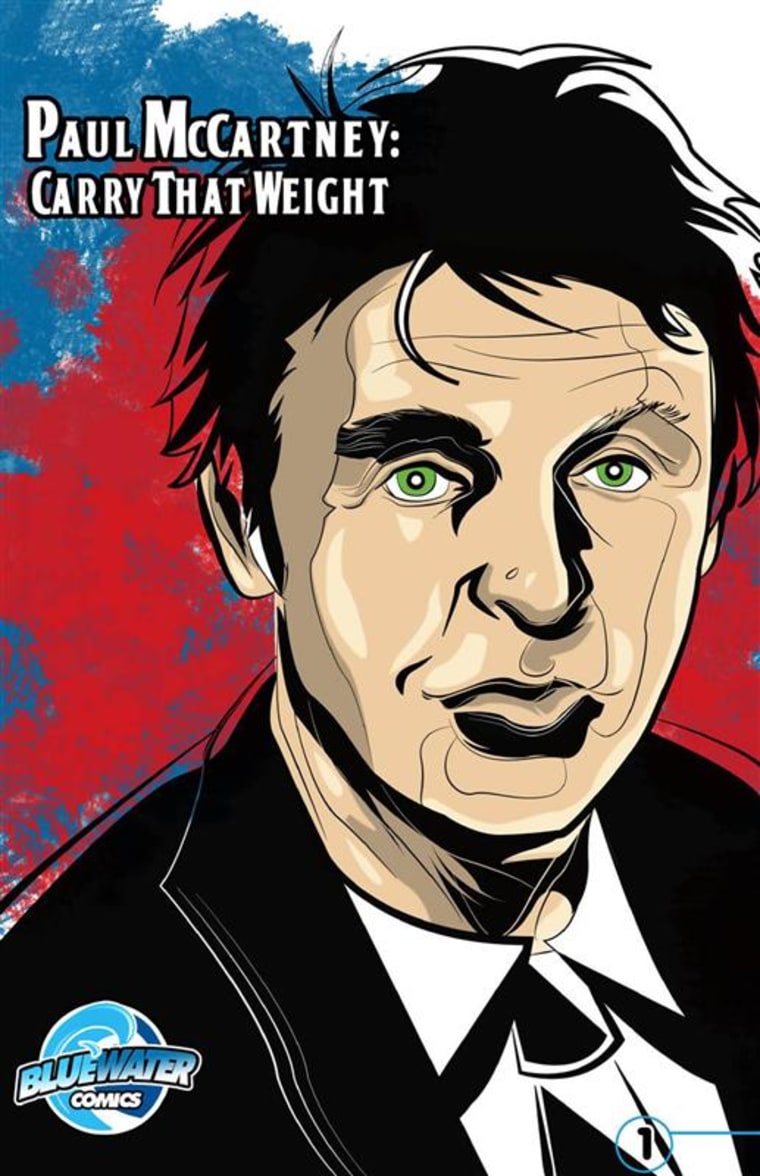 A new comic book centered on Paul McCartney's life tells the story of McCartney leaving the Beatles.