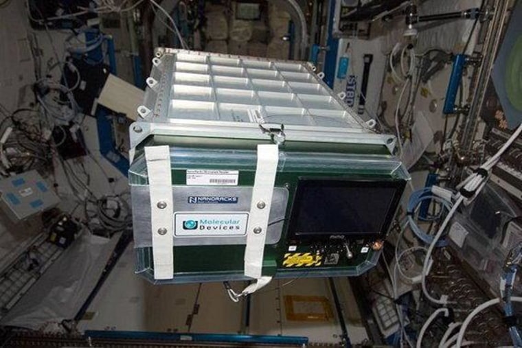 The NanoRacks Plate Reader, shown here, will enable in-orbit analysis of research samples for certain studies aboard the International Space Station.