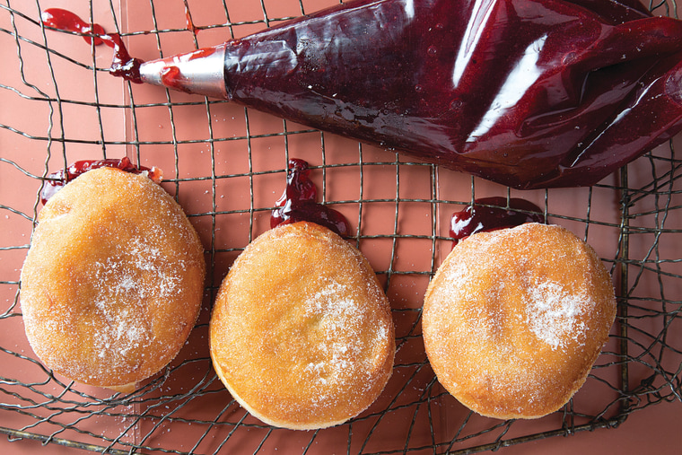 Make your own jelly doughnuts at home!