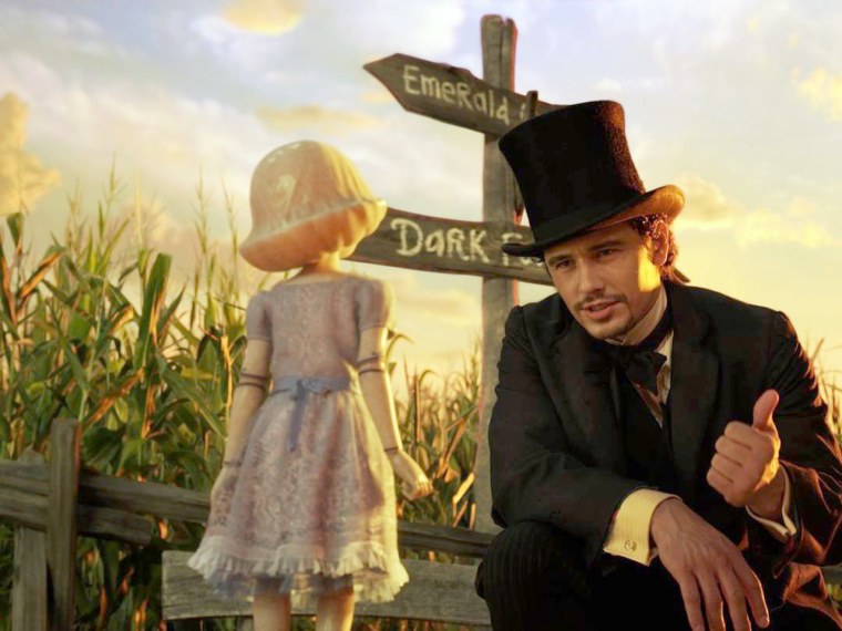 James Franco plays the young Wizard of Oz in the prequel to the classic film.