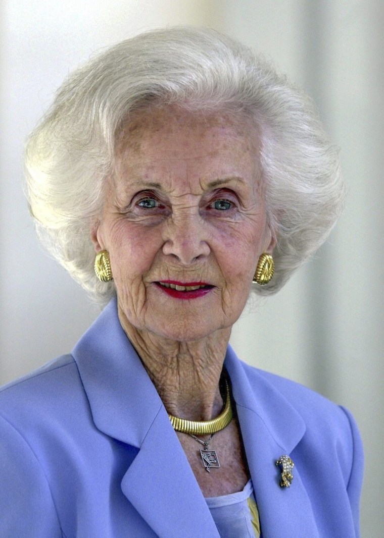 Princess Lilian of Sweden in August of 2000. The Princess, born Lillian May Davies in Swansea, Wales, in 1915, died on March 10, 2013, at the age of 97.