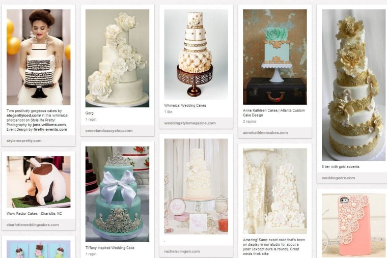 Amy Craparo, owner of Wow Factor Cakes in Charlotte, N.C., uses Pinterest as a portfolio for her creations.