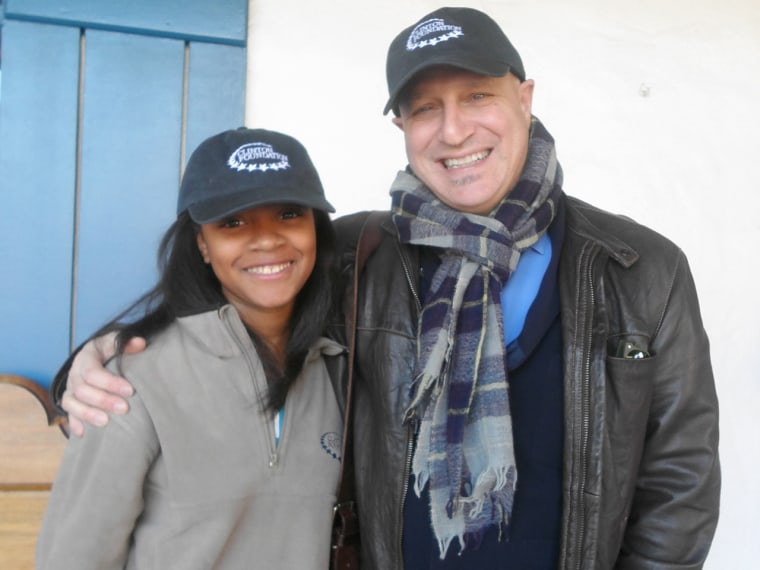 Haile with chef Tom Colicchio.