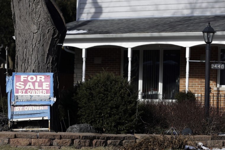 In this Saturday, Jan. 5, 2013, photo a home is for sale in Glenview, Ill. As the crucial spring season begins, lenders increasingly have begun to ap...