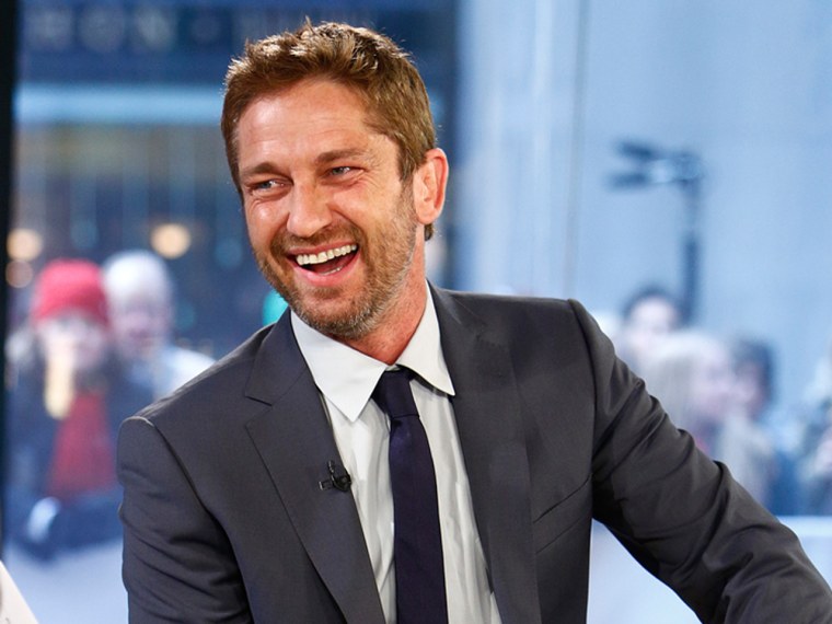 TODAY -- Pictured: Gerard Butler appears on NBC News' "Today" show -- (Photo by: Peter Kramer/NBC/NBC NewsWire)