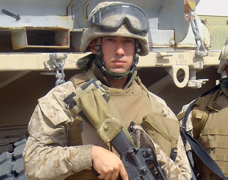 Former U.S. Marine Sergeant Derek Coy says he still struggles