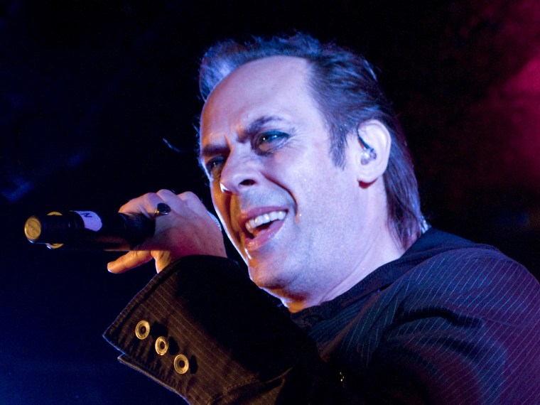Singer Peter Murphy in concert in October 2011.