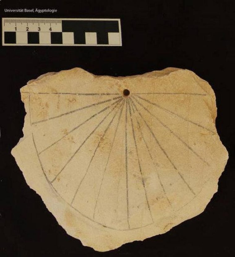 A sundial dating to the 13th century B.C. and considered one of the oldest Egyptian sundials, was discovered in Egypt's Valley of the Kings, the burial place of rulers from Egypt's New Kingdom period (1550 B.C. to 1070 B.C.).