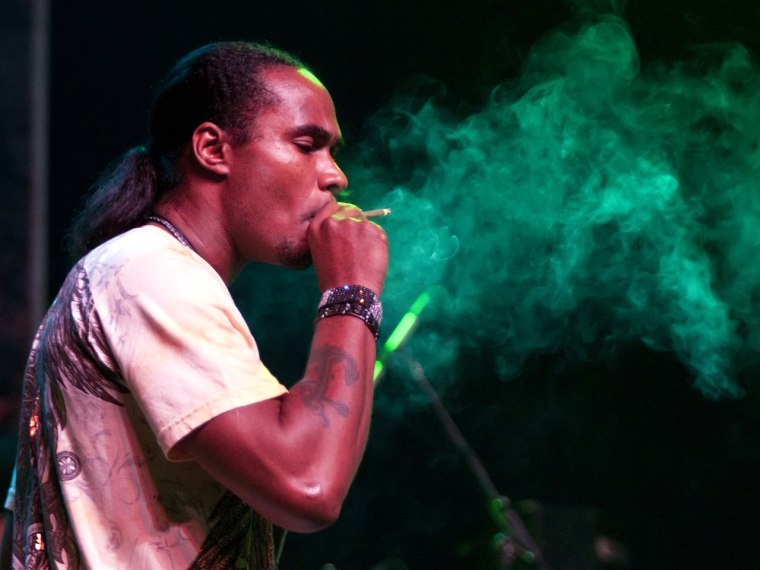 Rapper Flesh-N-Bone performs on stage in Chicago in 2010.