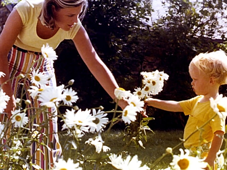 Willie Geist, with his mom.