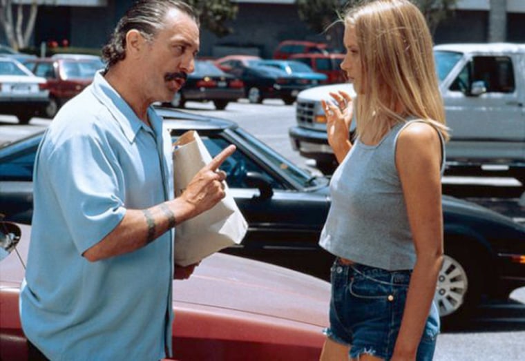 Melanie from \"Jackie Brown\" met her end at the hands of Robert De Niro's dirtbag Louis in an unglamorous mall parking lot.