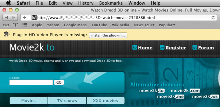 Downloading a plug-in to see a movie trailer is one of the ways the Yontoo Trojan gets onto a computer.