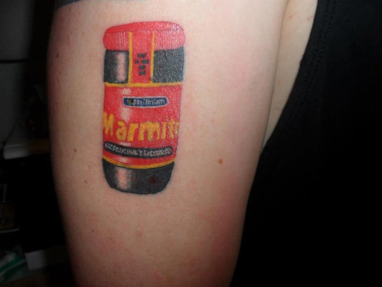 Many in New Zealand are fanatical about their beloved Marmite, a yeast-extract spread. This consumer opted for a tattoo to demonstrate devotion.