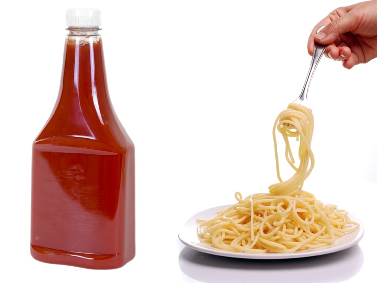 Ketchup and spaghetti ... a match made in heaven or hell?