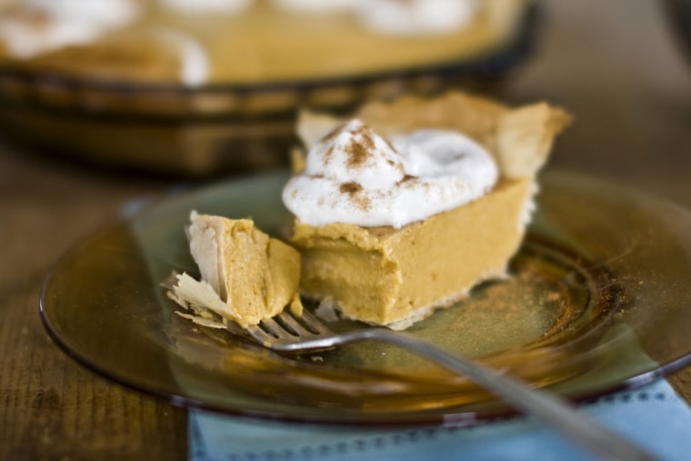 Pumpkin pie brings so much joy that it's featured in three Christmas songs.