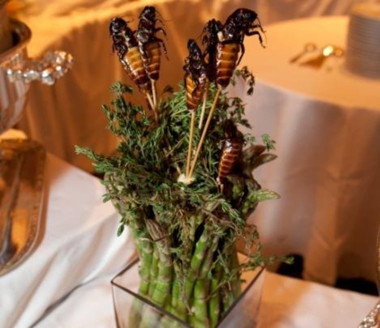 Fried roaches on a stick? Who needs lollipops?