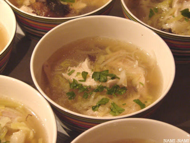 Cock-a-leekie soup is a traditional Scottish dish.