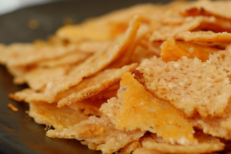 Try these parmigiano chips for a delicious snack.