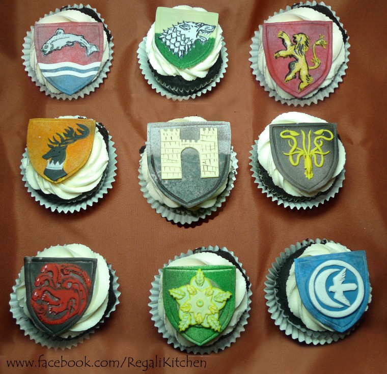 \"Game of Thrones\" cupcakes
