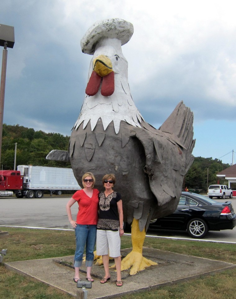 Stephanie and her mother.