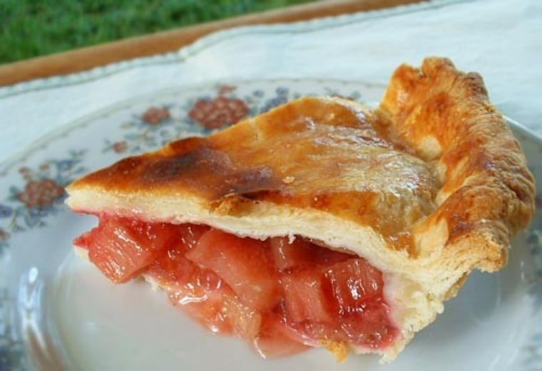 Strawberry Rhubarb Pie is an American classic.