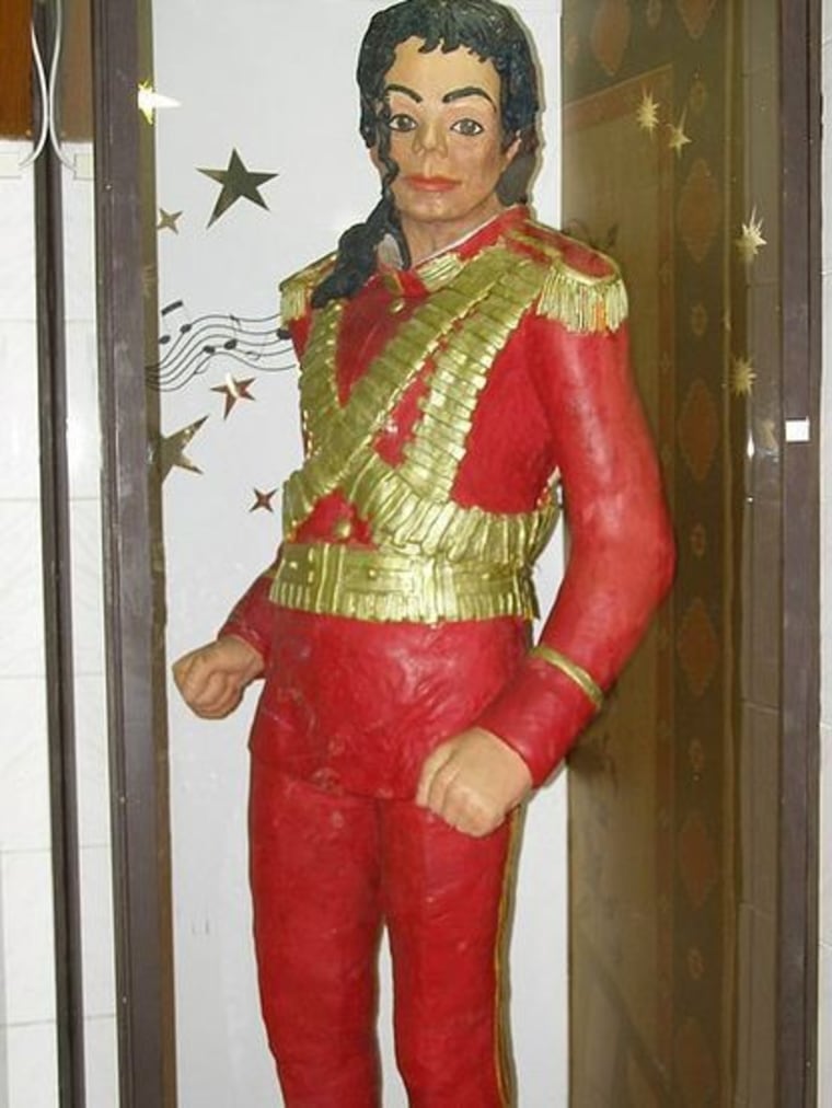 The quirky Marzipan Museum in Szabo, Hungary showcases sculptures of cultural icons, including the King of Pop, made from almond paste.