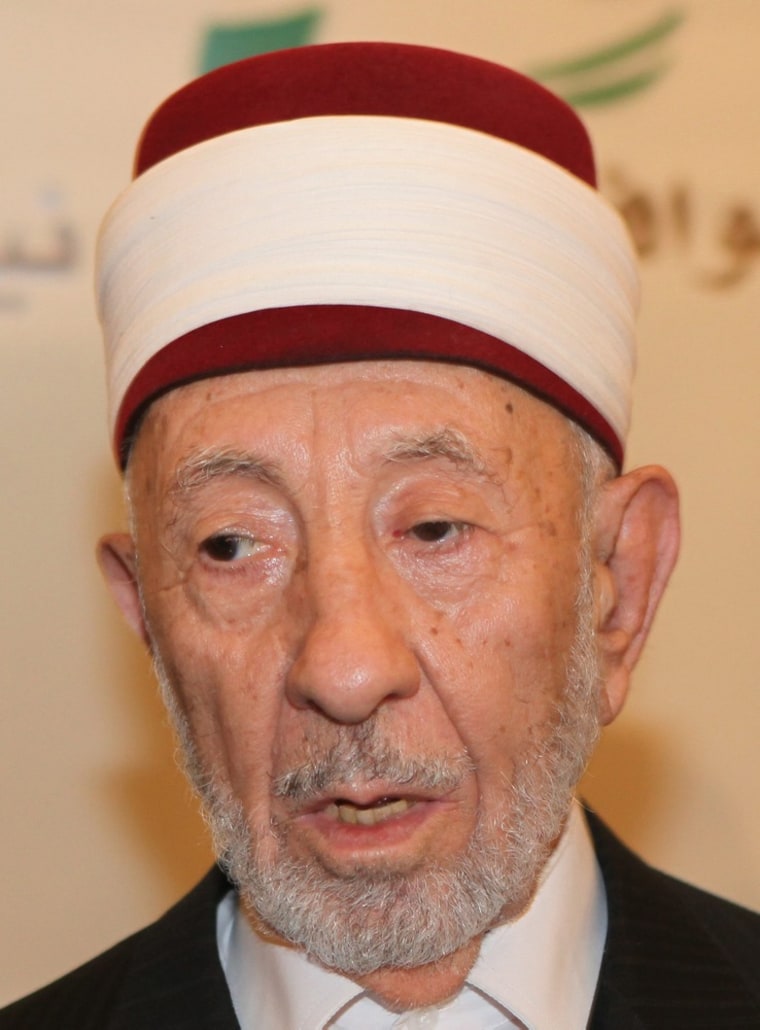Mohammed al-Buti, Syria's main Islamic scholar, who reportedly was killed in a blast at the Iman Mosque in Damascus on Thursday. Al-Bouti was killed while delivering a sermon media reports said.