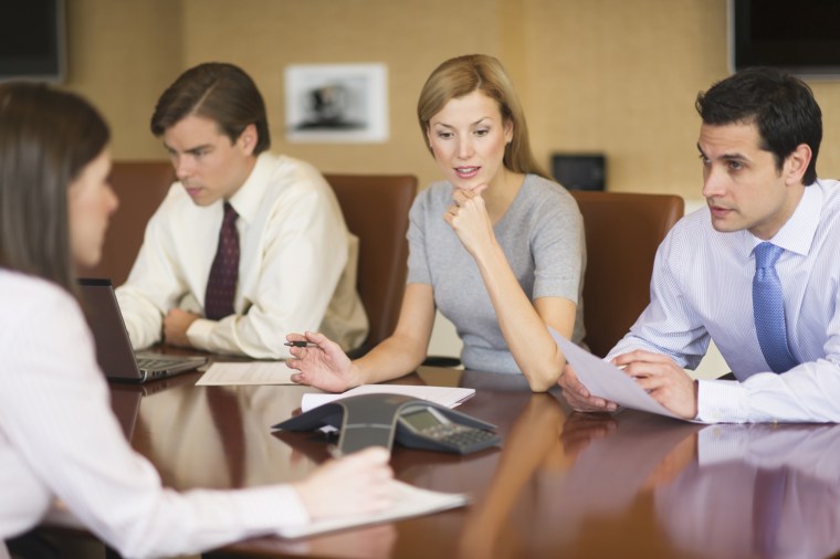 When attending meetings, women need to speak up more, a new study claims.