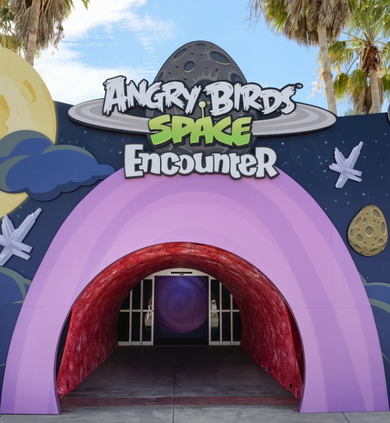 Angry birds entrance