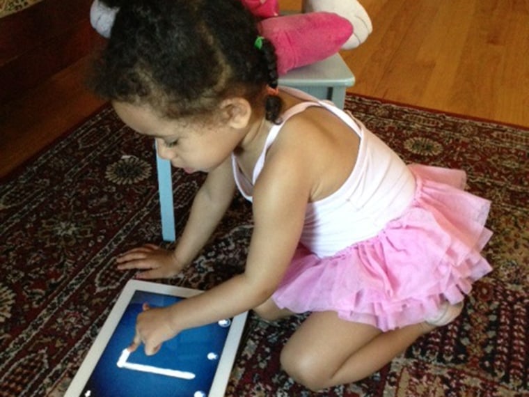 Keesha Beckford's daughter's favorite video on the iPad is 12 minutes long -- just enough time to get her hair done.