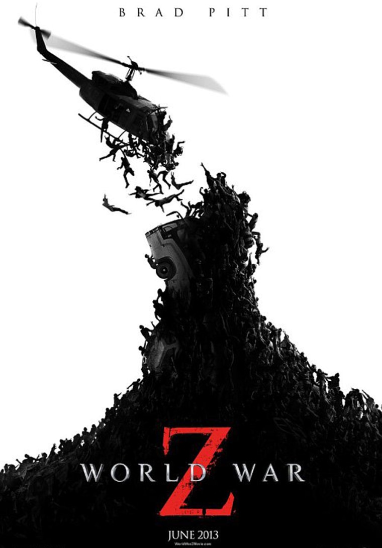 Uskyldig grundlæggende kubiske World War Z' trailer pits Brad Pitt against mountains of zombies