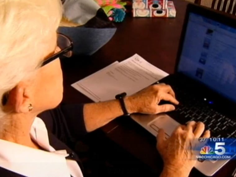 NBC Chicago video of grandmother on laptop