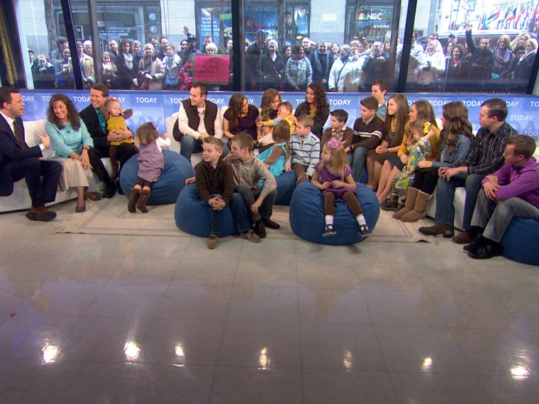 Image: The Duggar family on TODAY