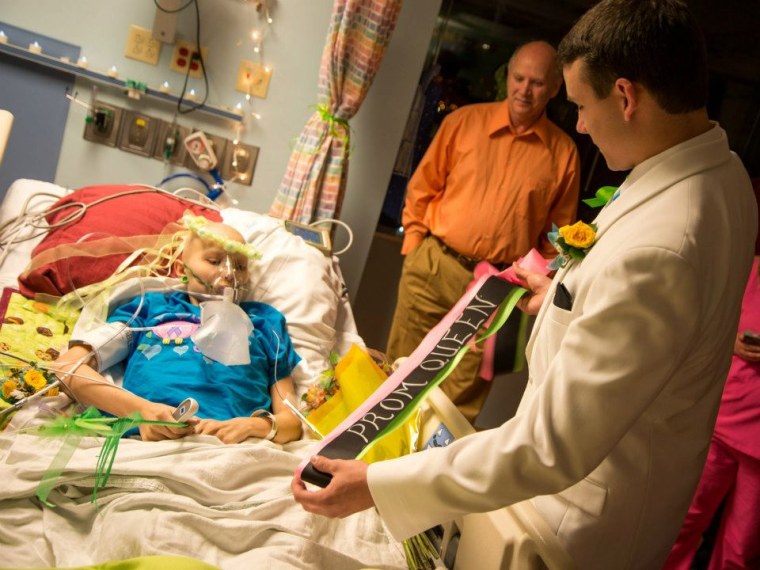 So many people were moved that Katelyn wasn't able to attend the special prom for her in Campbell County, that they brought the prom to Katelynn at Children's Hospital.